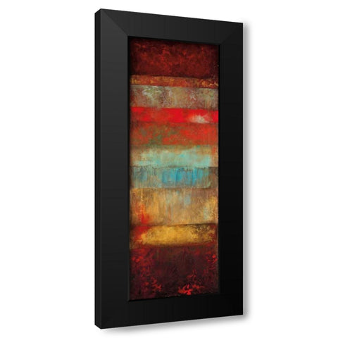 Bora Black Modern Wood Framed Art Print with Double Matting by Emet, Angelina