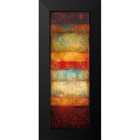 Cebu Black Modern Wood Framed Art Print by Emet, Angelina