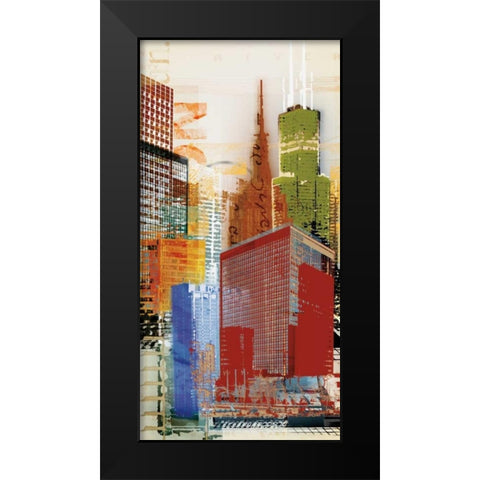 Urban Style I Black Modern Wood Framed Art Print by NOAH