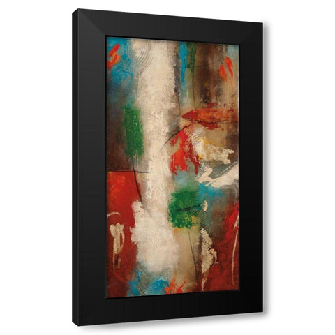 Cubone I Black Modern Wood Framed Art Print with Double Matting by Villarreal Santos, Nancy