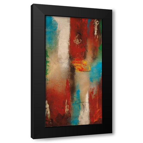 Cubone II Black Modern Wood Framed Art Print with Double Matting by Villarreal Santos, Nancy