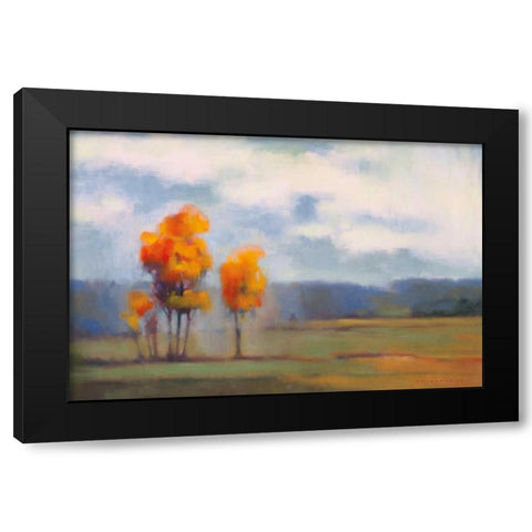 Autumn Group Black Modern Wood Framed Art Print by Anderson, Paul