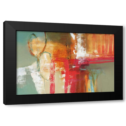 Building a Mystery Black Modern Wood Framed Art Print by Barnes, Natasha