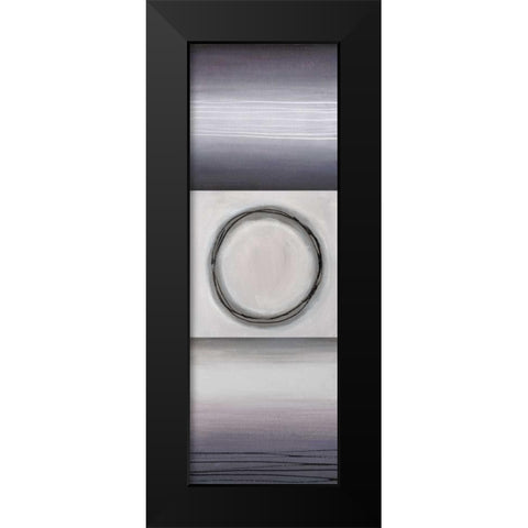 Lavender in Motion I Black Modern Wood Framed Art Print by EVE