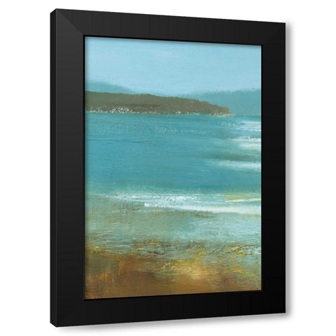 Sealight Black Modern Wood Framed Art Print by Gold, Caroline
