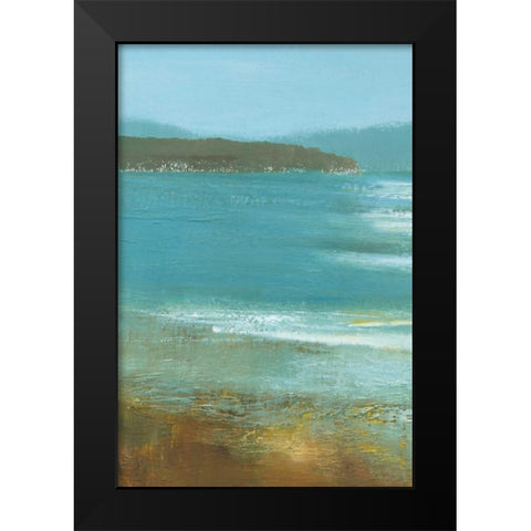 Sealight Black Modern Wood Framed Art Print by Gold, Caroline