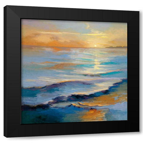 Ocean Overture Black Modern Wood Framed Art Print by McMurry, Vicki