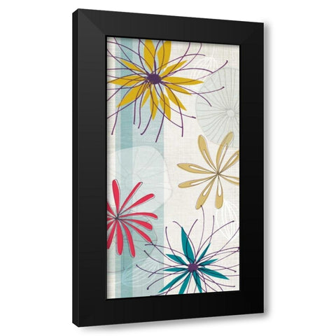 Energy II Black Modern Wood Framed Art Print by Venter, Tandi