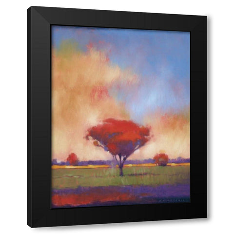Where Ever You Go Black Modern Wood Framed Art Print by Anderson, Paul
