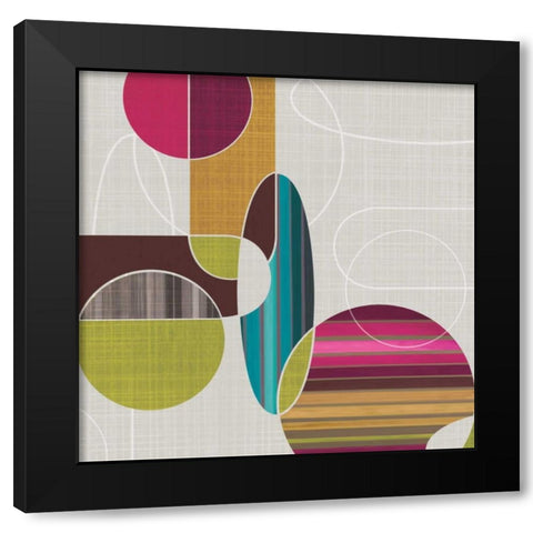 Blast from the Past I Black Modern Wood Framed Art Print by Venter, Tandi