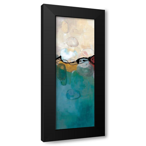 Retro Jewels I Black Modern Wood Framed Art Print with Double Matting by Maitland, Laurie