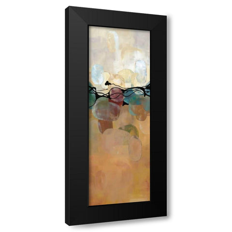 Retro Jewels III Black Modern Wood Framed Art Print with Double Matting by Maitland, Laurie