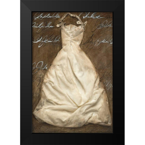 Pretty n Chique II Black Modern Wood Framed Art Print by MARIA