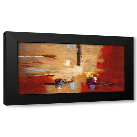 Montage Black Modern Wood Framed Art Print with Double Matting by Villarreal Santos, Nancy