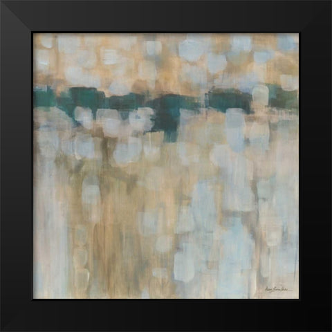 Carbon Neutral Black Modern Wood Framed Art Print by Parker, Karen Lorena