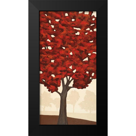 Autumns Glory I Black Modern Wood Framed Art Print by Anderson, Jocelyn