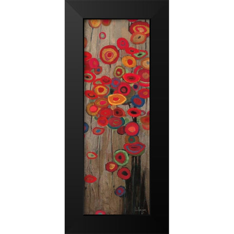 Garden Parade II Black Modern Wood Framed Art Print by Li-Leger, Don