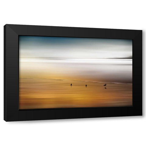 Quiet Invitation Black Modern Wood Framed Art Print by Pelkey, Marvin