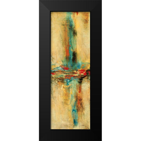 Equilibrio I Black Modern Wood Framed Art Print by Villarreal Santos, Nancy