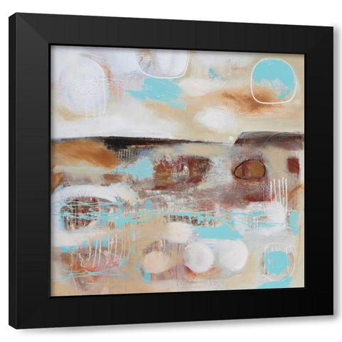 Copper Escarpment Black Modern Wood Framed Art Print by Jones, Amanda