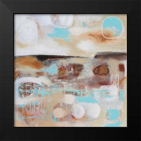 Copper Escarpment Black Modern Wood Framed Art Print by Jones, Amanda