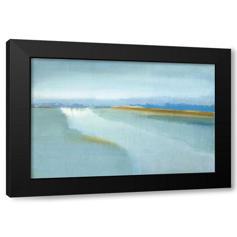 Flow Black Modern Wood Framed Art Print by Gold, Caroline