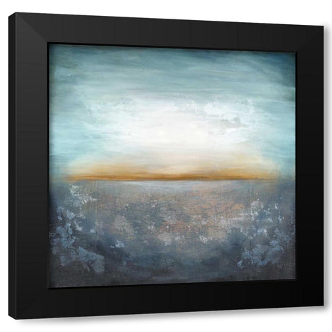 Maritime Glow Black Modern Wood Framed Art Print with Double Matting by St. Germain, Patrick
