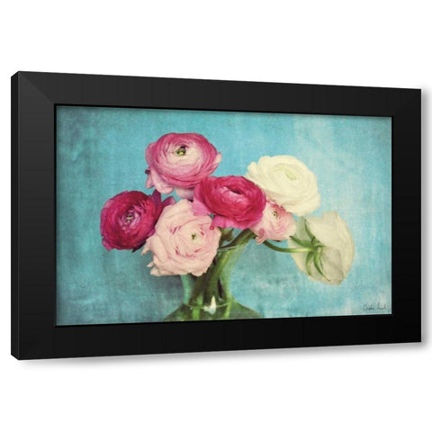 Summer Fun Black Modern Wood Framed Art Print by Atria, Cristin