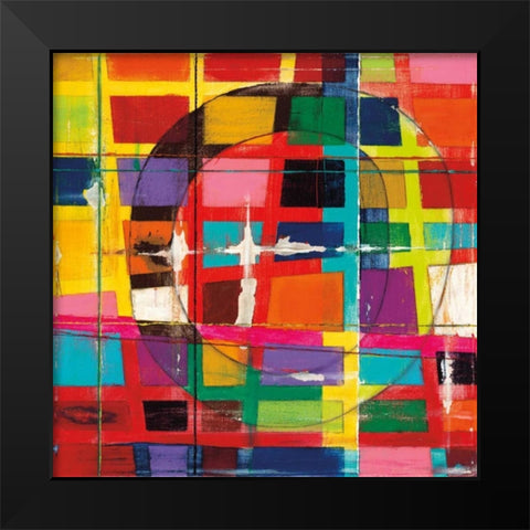 Lonely Record Black Modern Wood Framed Art Print by Vida, Dante