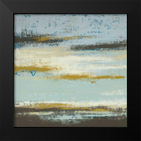 Ocean View Black Modern Wood Framed Art Print by Vindedzis, Rita