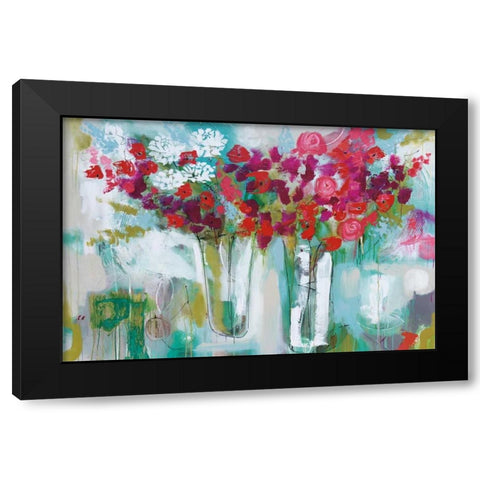 Charmant Black Modern Wood Framed Art Print with Double Matting by Brooks, Amanda J.
