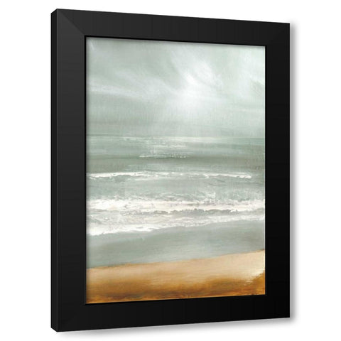 Cloudbreak Black Modern Wood Framed Art Print with Double Matting by Gold, Caroline