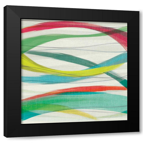 Heatwave I Black Modern Wood Framed Art Print by Venter, Tandi