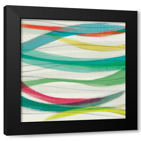 Heatwave II Black Modern Wood Framed Art Print by Venter, Tandi