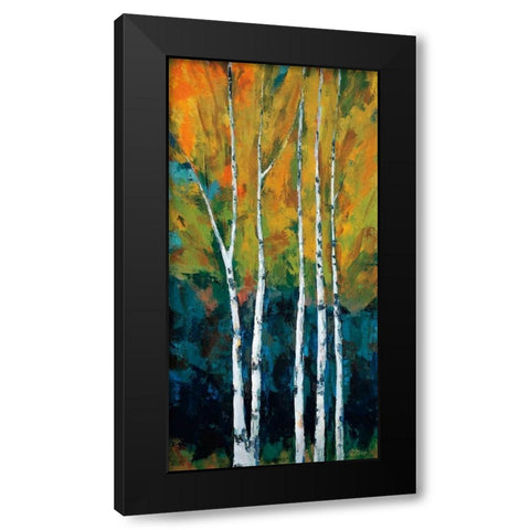 Preface Black Modern Wood Framed Art Print by Colbert, Peter