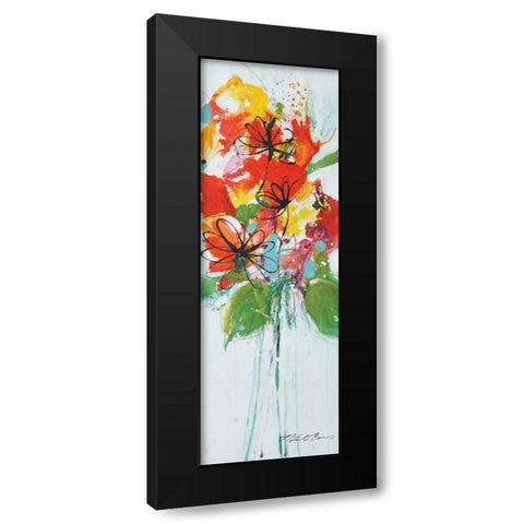 Sensations I Black Modern Wood Framed Art Print with Double Matting by Barnes, Natasha