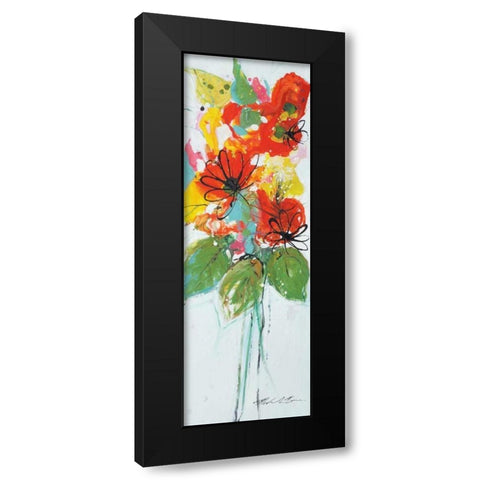 Sensations II Black Modern Wood Framed Art Print by Barnes, Natasha