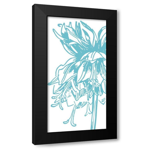 Simplicity I Black Modern Wood Framed Art Print with Double Matting by Berg, Sabine