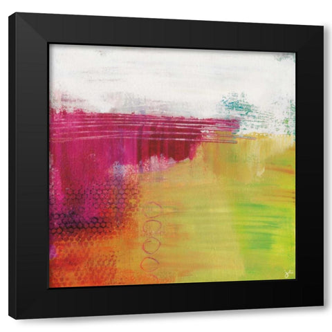 We Found Love Black Modern Wood Framed Art Print by Hawkins, Julie