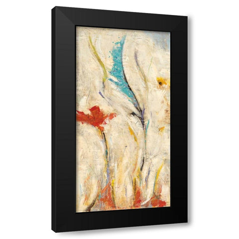 Flores I Black Modern Wood Framed Art Print by Santos, Nancy Villarreal