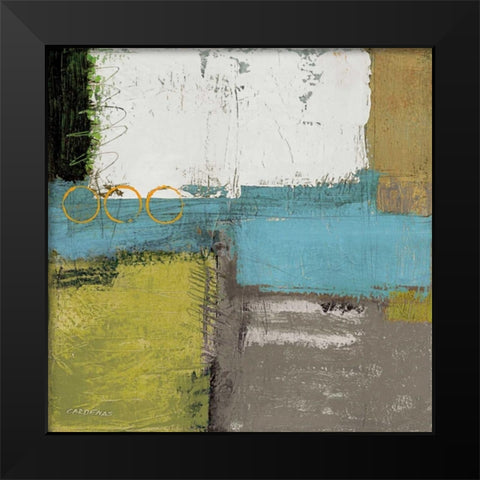 Houseblend II Black Modern Wood Framed Art Print by Cardenas, Jason