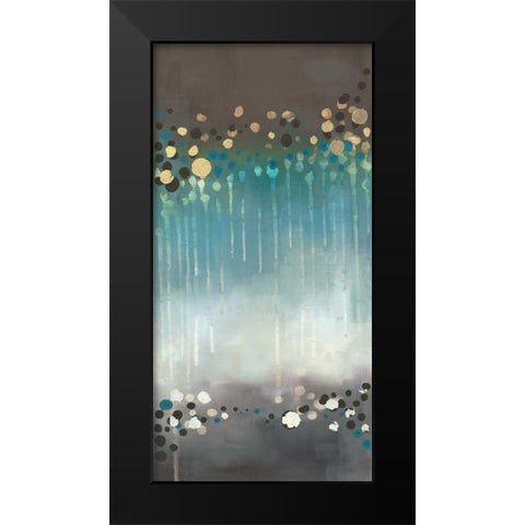 Spot of Rain I Black Modern Wood Framed Art Print by Maitland, Laurie