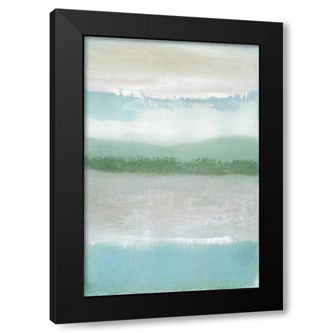 Equinox Black Modern Wood Framed Art Print with Double Matting by Gold, Caroline