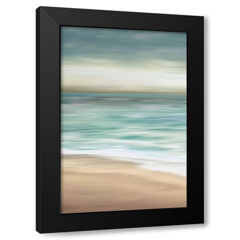 Ocean Calm II  Black Modern Wood Framed Art Print by Venter, Tandi