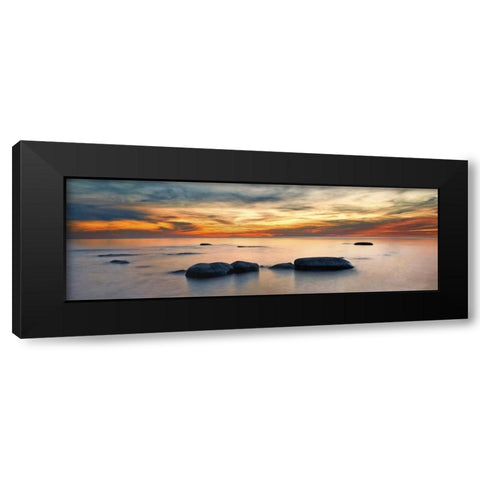 Bit of Heaven Black Modern Wood Framed Art Print with Double Matting by Bellyk, Daniel J.