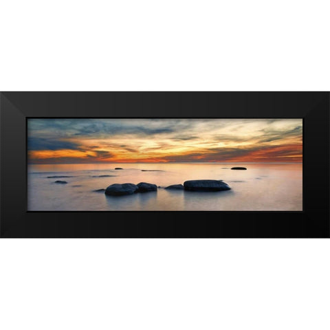 Bit of Heaven Black Modern Wood Framed Art Print by Bellyk, Daniel J.