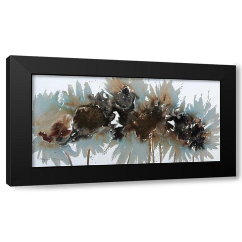 Asian Mist Black Modern Wood Framed Art Print by Barnes, Natasha