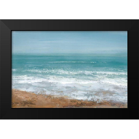 Hazy Days Black Modern Wood Framed Art Print by Gold, Caroline