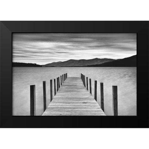 Morning View Black Modern Wood Framed Art Print by Iacobellis, Michael