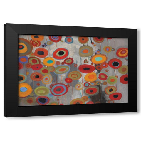 Opening Black Modern Wood Framed Art Print by Li-Leger, Don